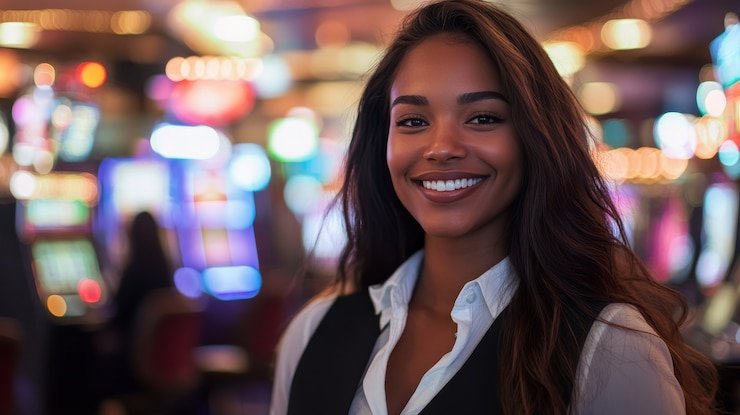 Tampilan antarmuka aplikasi pawang slot untuk Android menampilkan menu sportsbook dan live casino